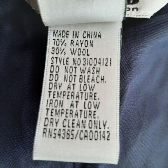 NYGARD Collection Classic Dress Pants Navy Petites Sz 14 - Picture 11 of 11